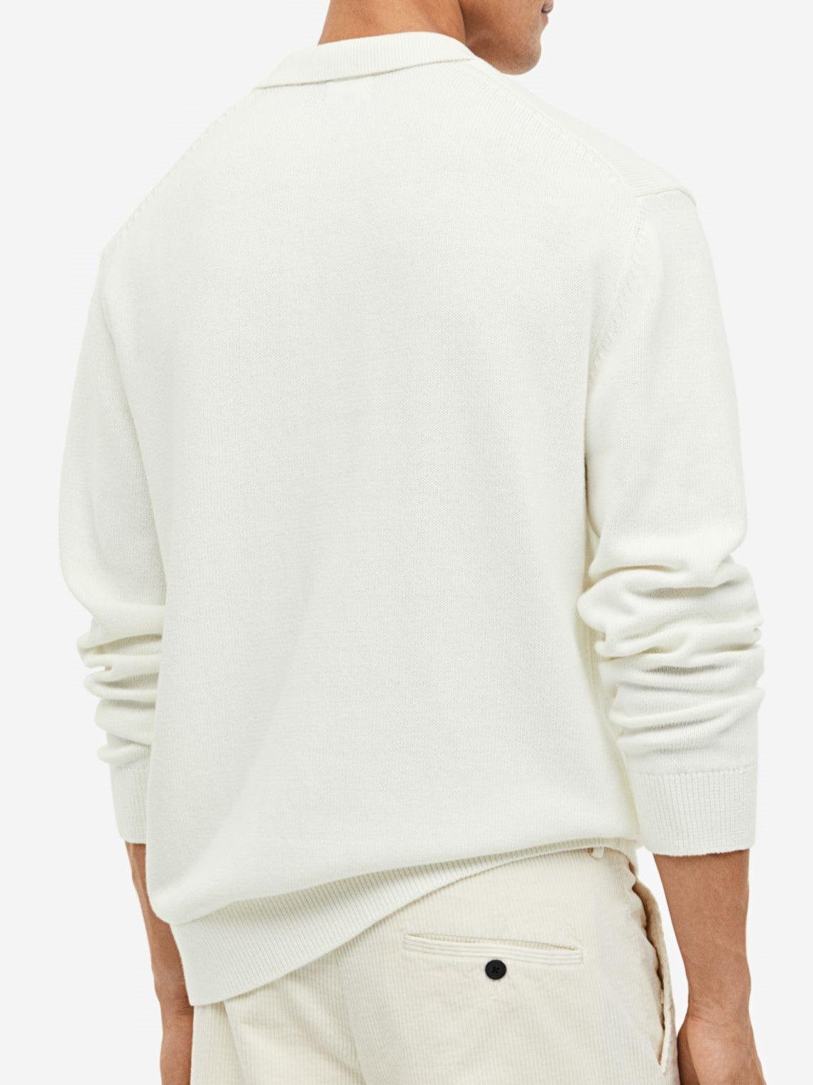 Pull à Col Ouvrant Élégant pour Homme