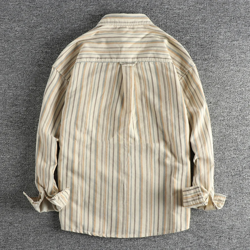 Chemise Homme Rayée Décontractée