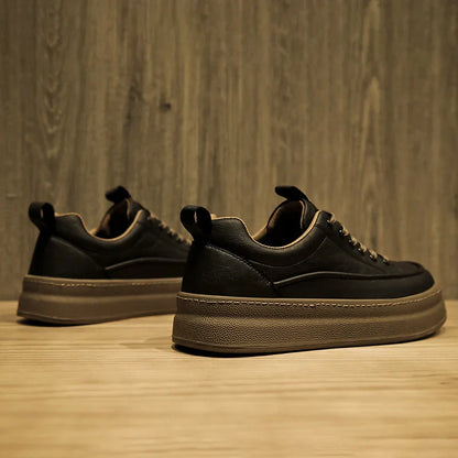 Baskets Homme Cuir Noir Moderne