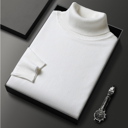 Pull Homme Col Roulé Décontracté Printemps