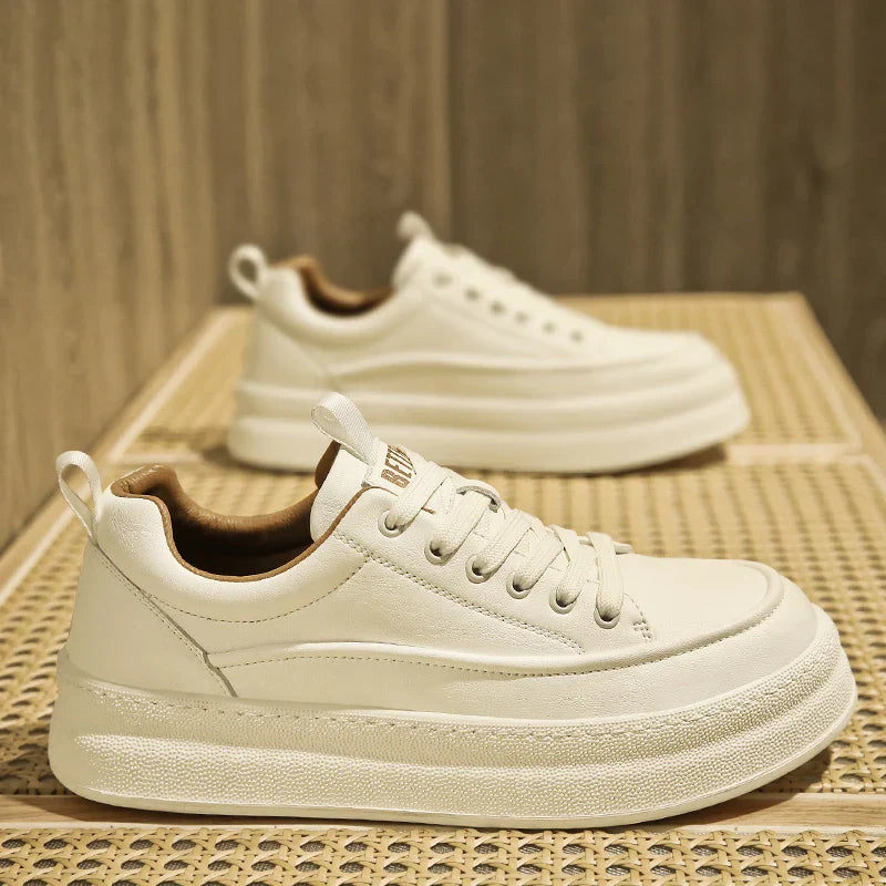 Baskets Homme Cuir Noir Moderne