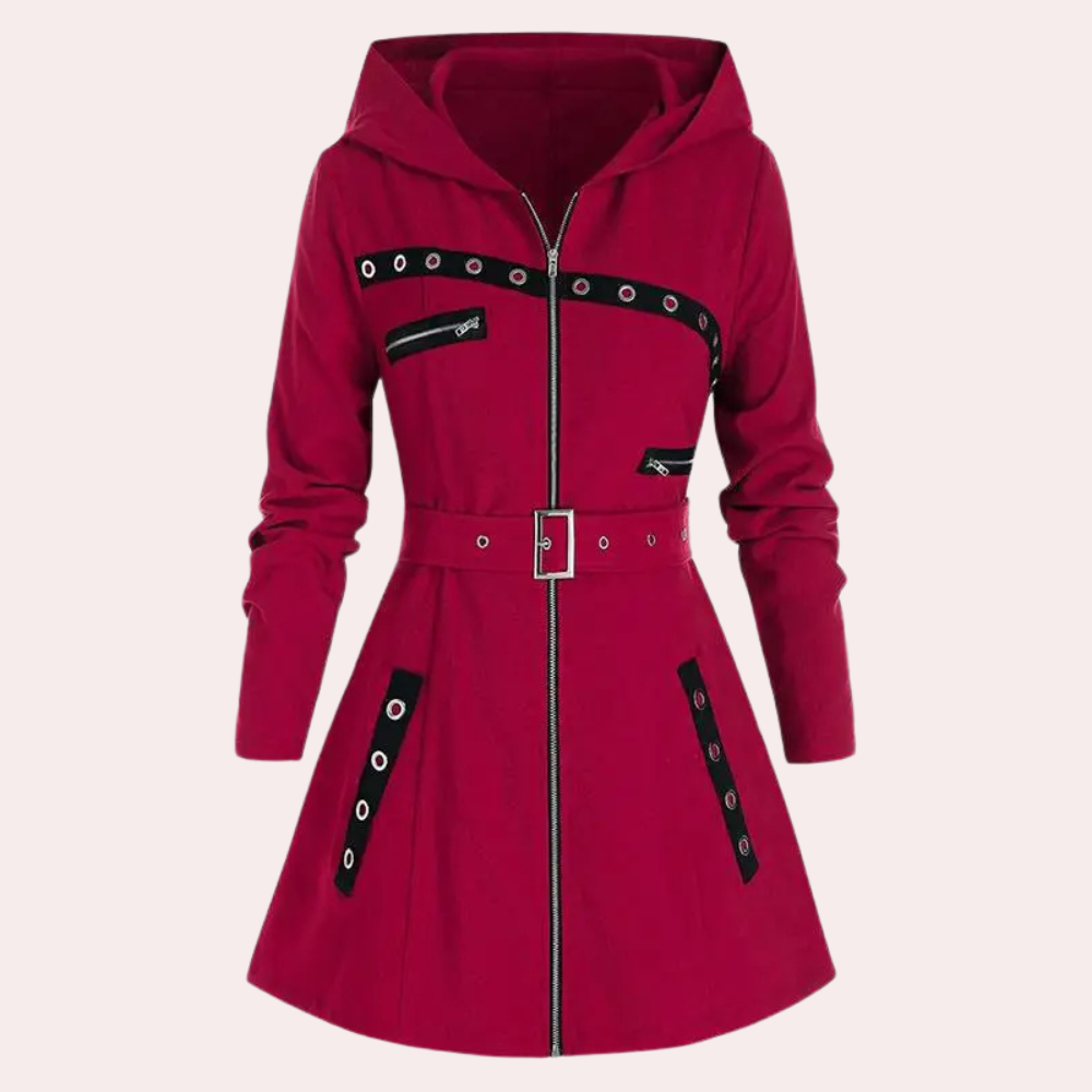 Veste à Capuche Zippée Luxe