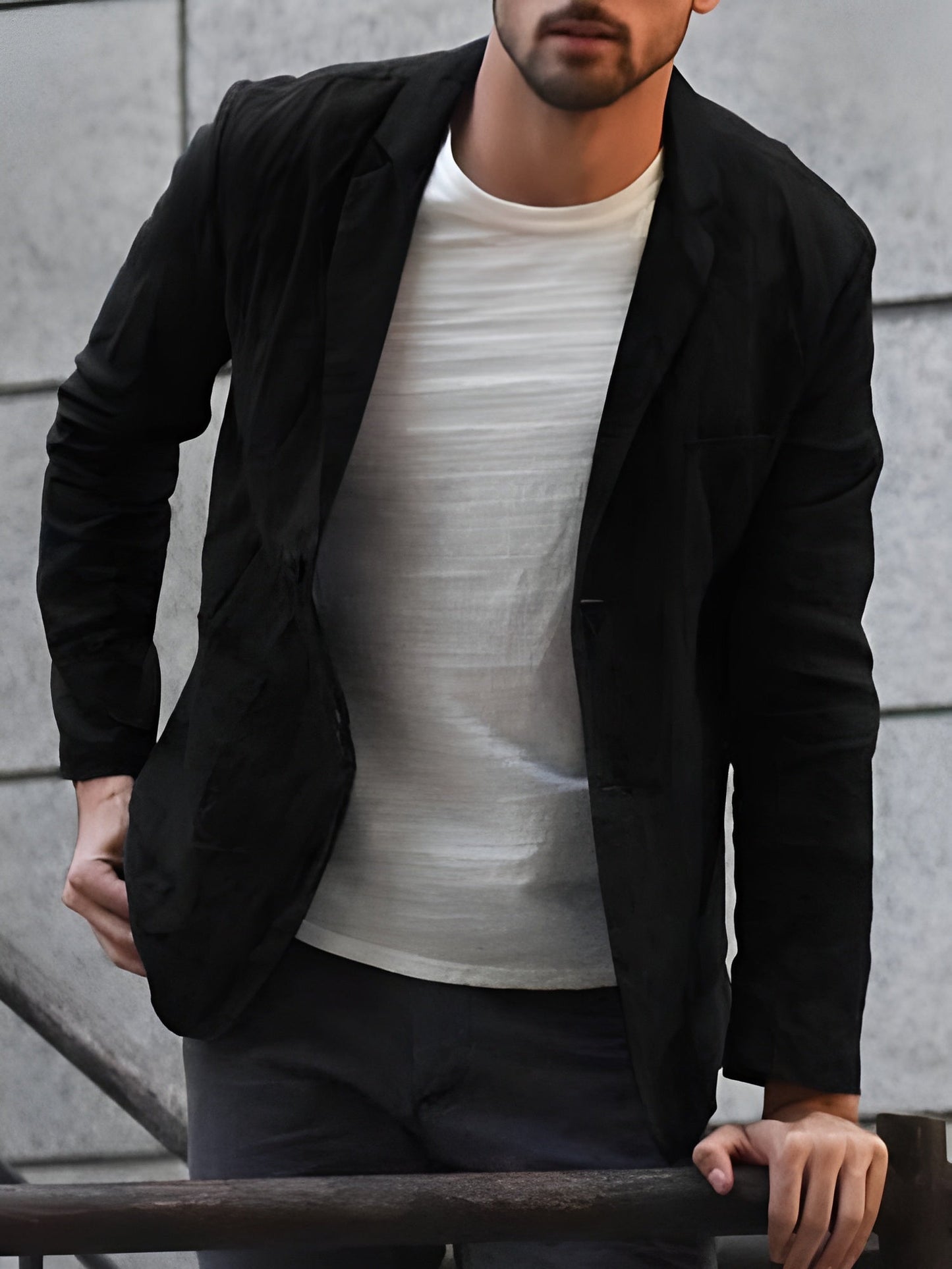 Veste Lin Homme Élégante et Décontractée pour Tous Les Occasions