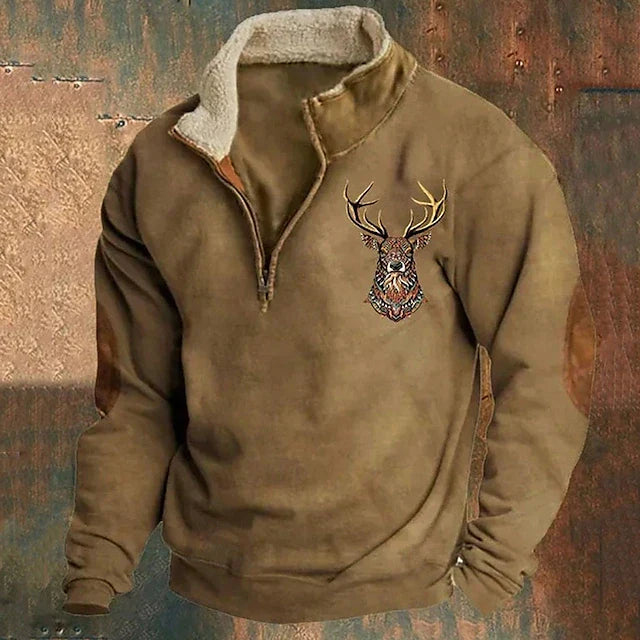 Pull Homme Col V Warme et Confortable - BerlinGlamour