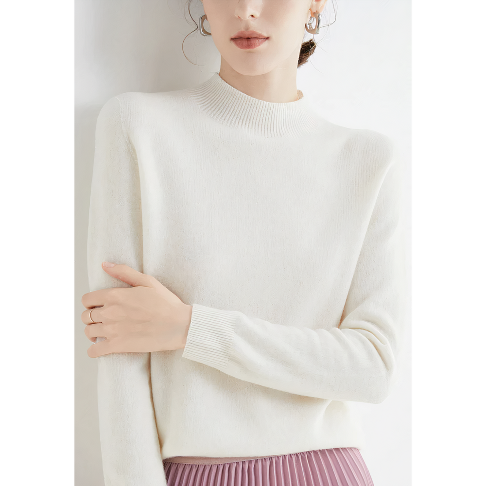 Pull Femme Cachemire Doux et Élégant Hiver
