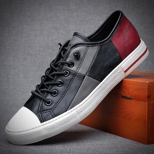Baskets en Cuir Homme Élégant - BerlinGlamour