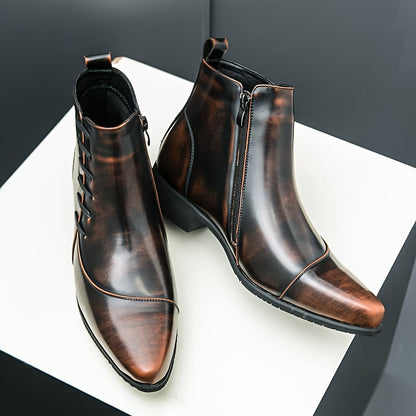 Bottes en Cuir Homme Élégantes