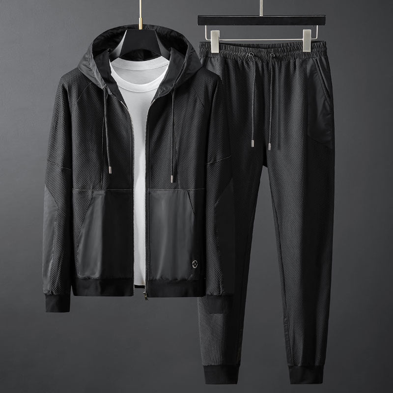 Survêtement Homme Sport Léger et Confort avec Poches Zippées