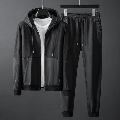 Survêtement Homme Sport Léger et Confort avec Poches Zippées