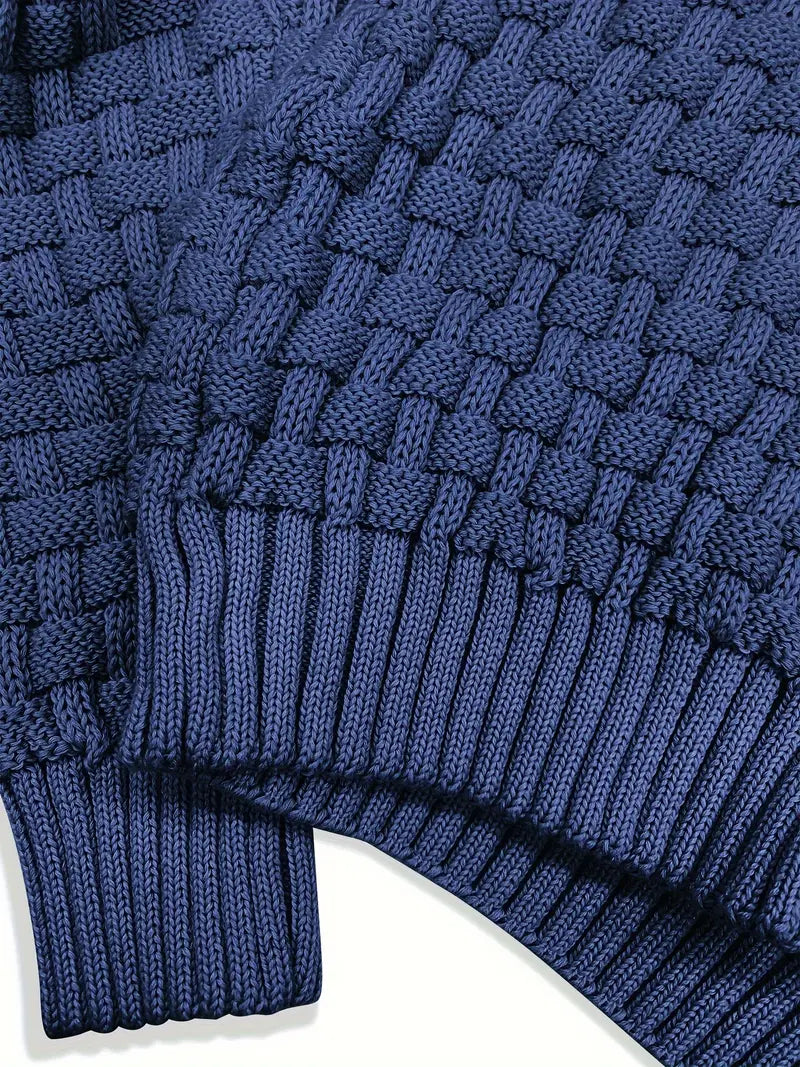 Pull Homme En Maille Doux et Polyvalent
