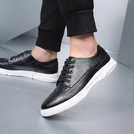Baskets Cuir Homme Élégantes pour Tenue Décontractée Chic - BerlinGlamour