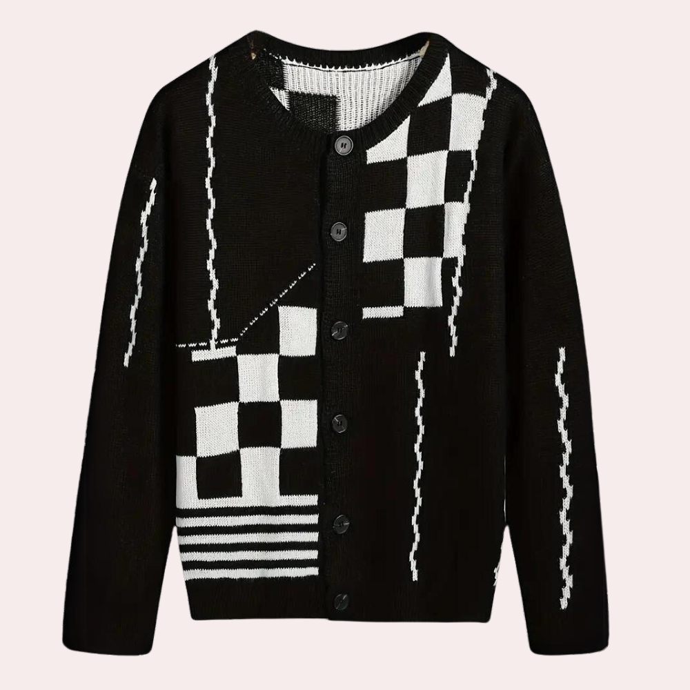Cardigan Homme Tricot Chaud et Confortable - PanierRoyale