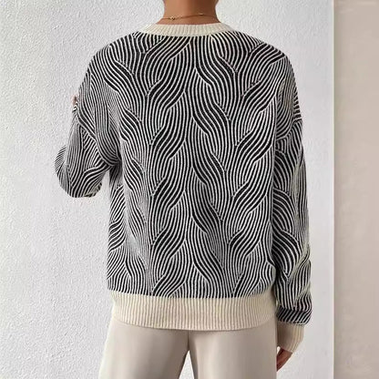Pull Femme Tricot Col Roulé Chaud et Confortable