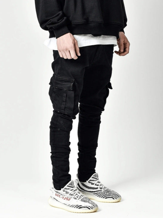 Jeans Homme avec Poches Latérales - Solides et Confortables