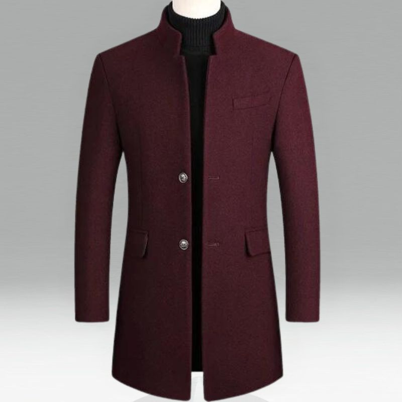 Manteau Homme Long Classique et Élégant pour Hiver