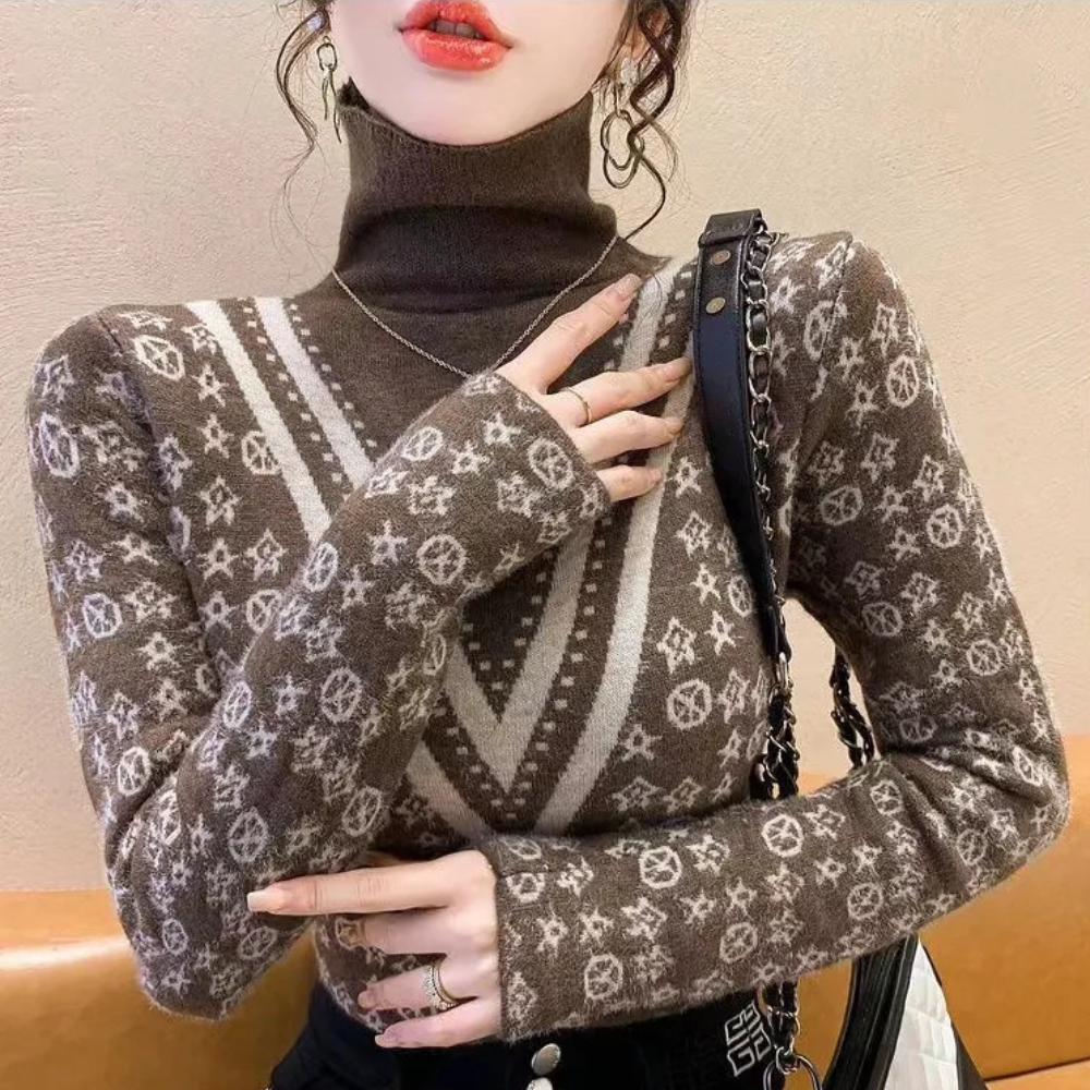 Pull Femme Hiver Très Chaud et Doux - PanierRoyale