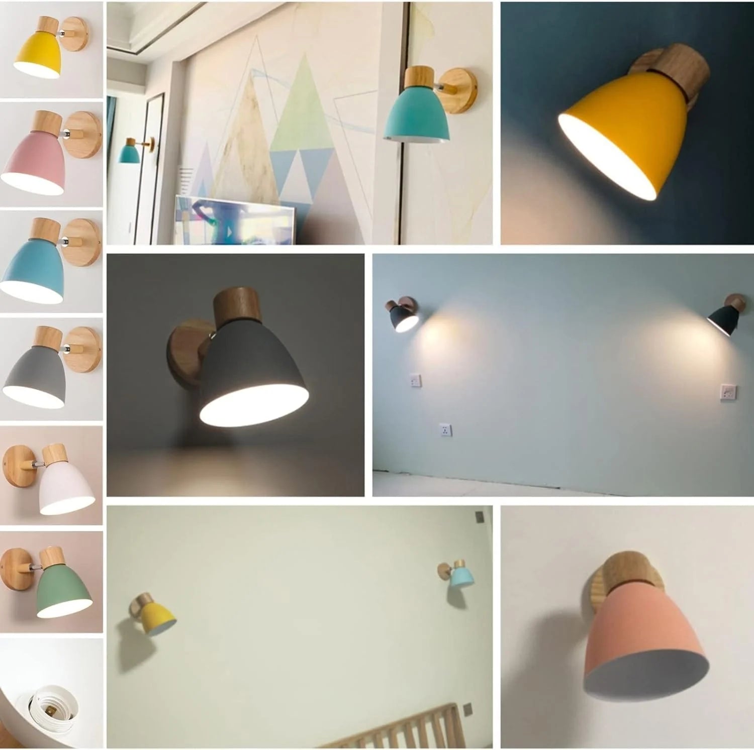 Yadiel™ – Applique Murale Design Scandinave En Bois Élégant