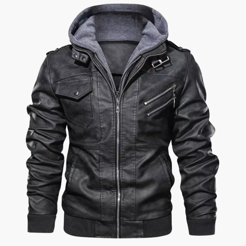 Parka Homme Hiver Doublé avec Capuche Réversible