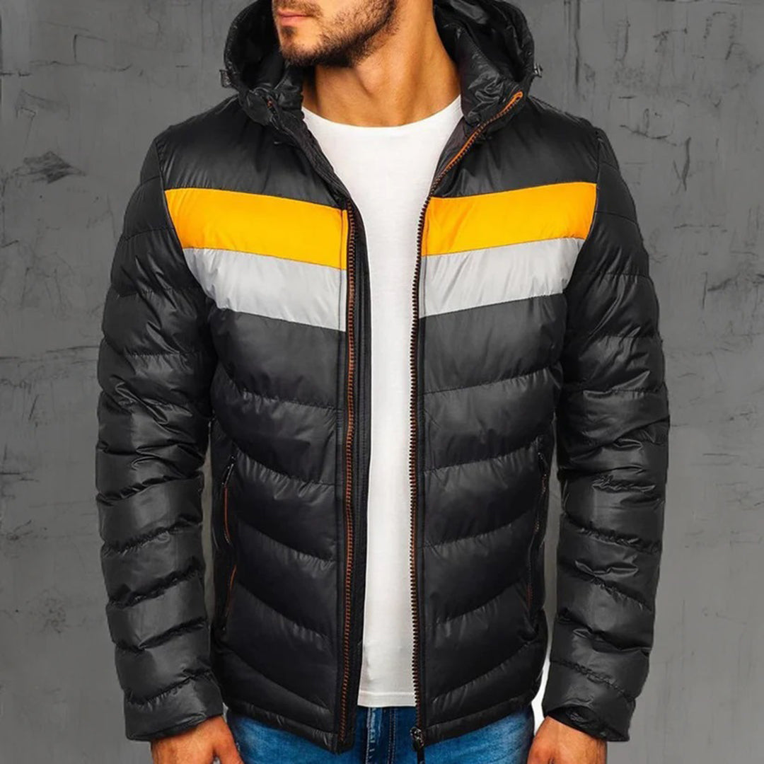 Veste d'Hiver Homme avec Capuche et Doublure Chaude - PanierRoyale