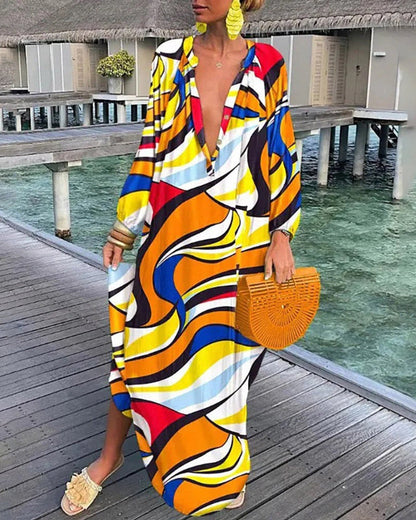 Robe Longue Florale Chic pour Femmes