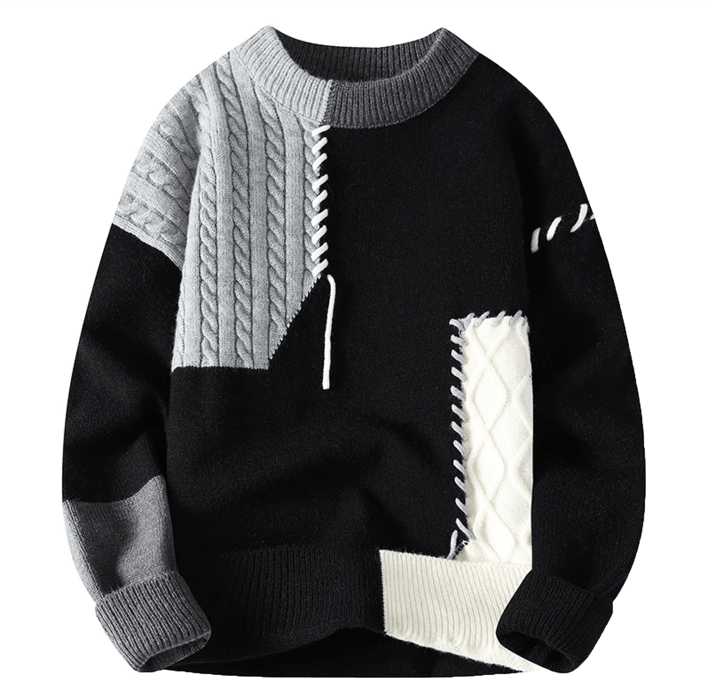 Pull Homme Hiver Élégant Slim Fit