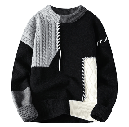 Pull Homme Hiver Élégant Slim Fit