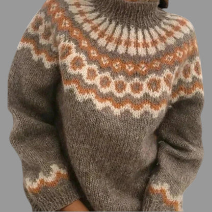 Pull Femme Hiver Douillette - Tricot Mohair Chaud et Confortable