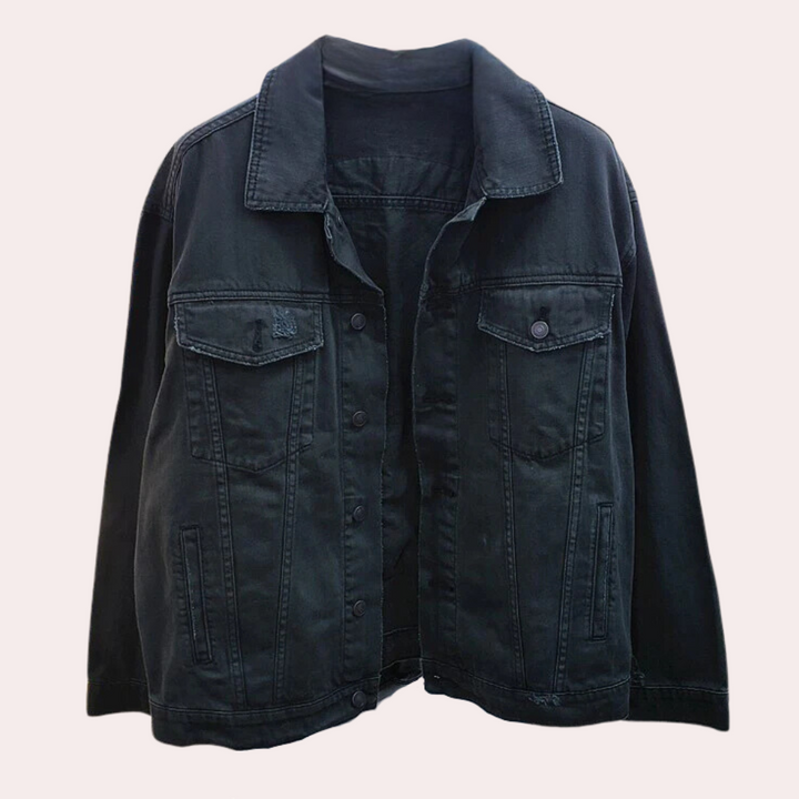 Veste en Denim Decorée - vue 3