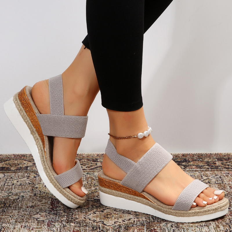 Sandales Compensées Été Femmes Confort et Chic