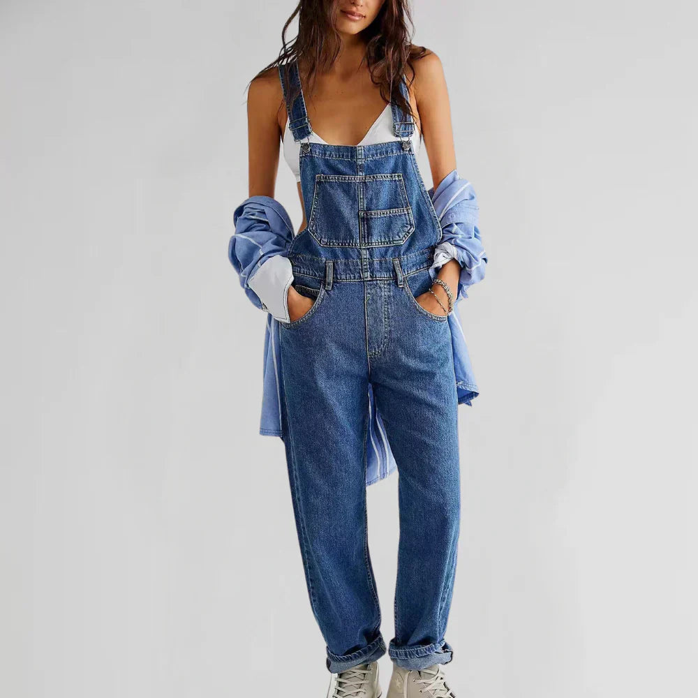Combinaison Jean Femme Slim Confortable et Élégante - PanierRoyale