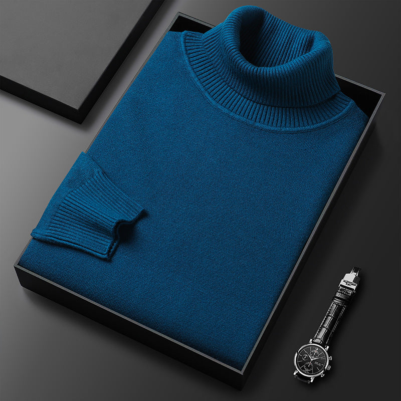 Pull Homme Col Roulé Décontracté Printemps