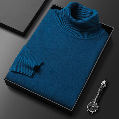 Pull Homme Col Roulé Décontracté Printemps