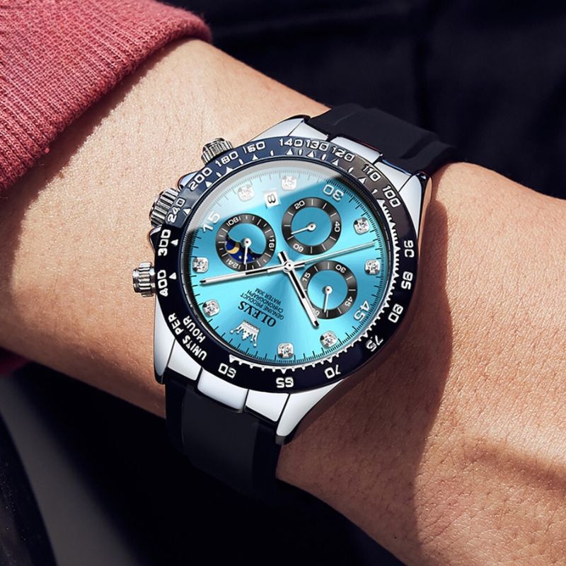 Montre Homme Élégante Acier Inoxydable
