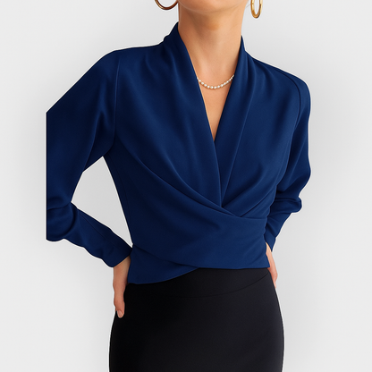 Blouse Femme Élégante Manches Longues pour Soirée - PanierRoyale