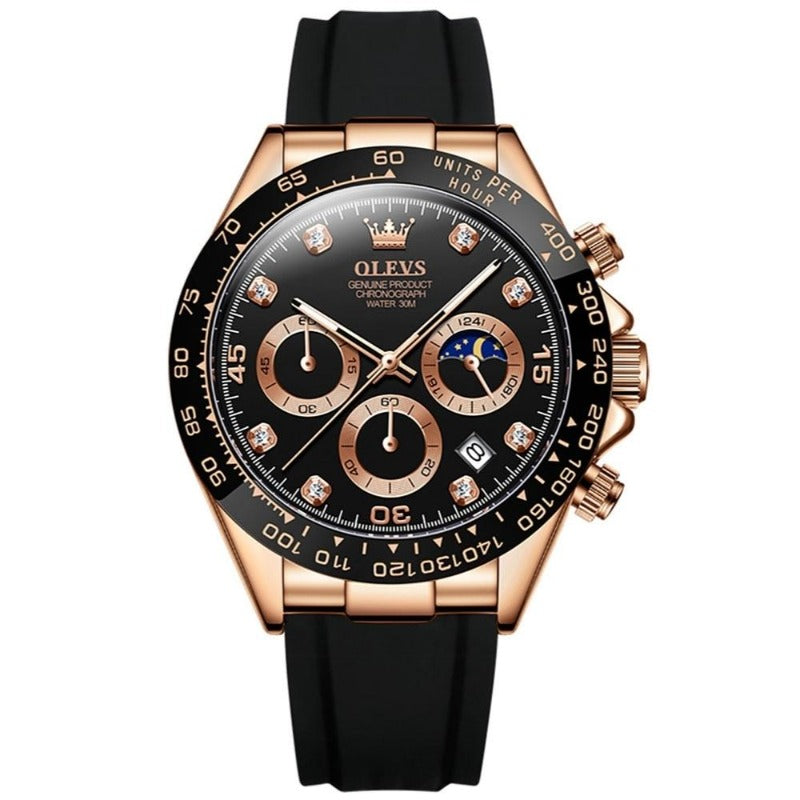 Montre Homme Élégante Acier Inoxydable