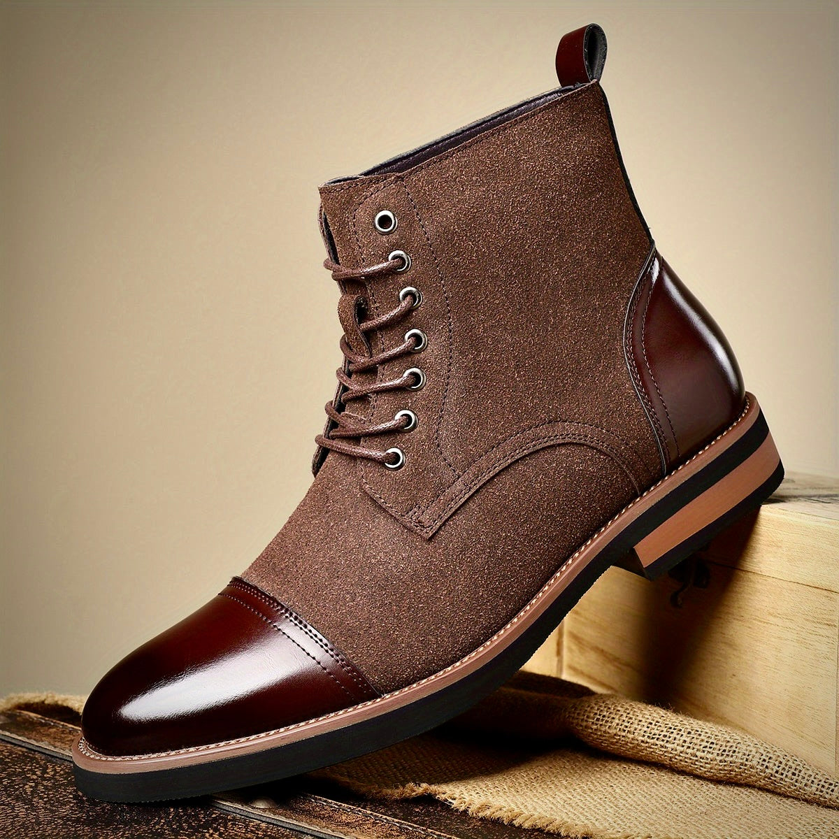 Chaussures Homme Oxford Cuir Noir Élégant