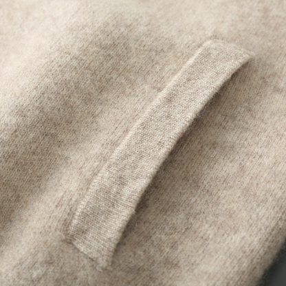 Cardigan Homme Laine Chaud et Élégant avec Fermeture Éclair