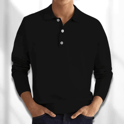 Polo Manche Longue Classique pour Homme