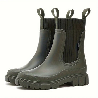 Bottes Hiver Imperméables avec Semelle antidérapante et Fermeture Éclair