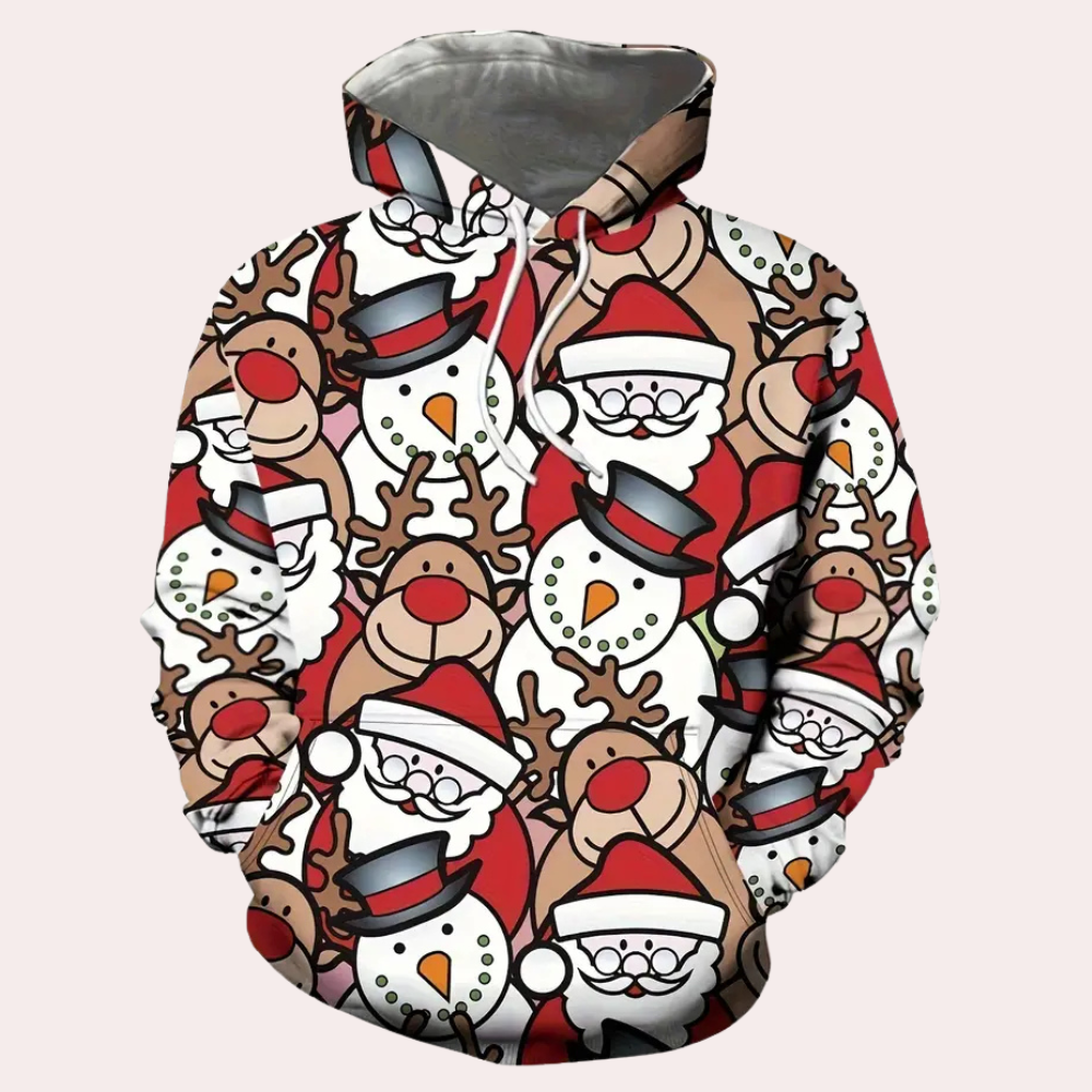 Sweat à Capuche Festif - vue 3