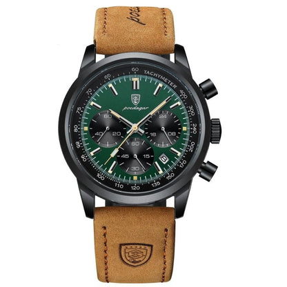 Montre Homme Chronographe Classique Cuir