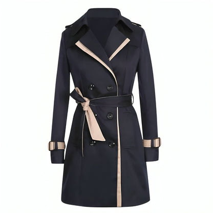 Manteau Trench Classique Beige pour Femme