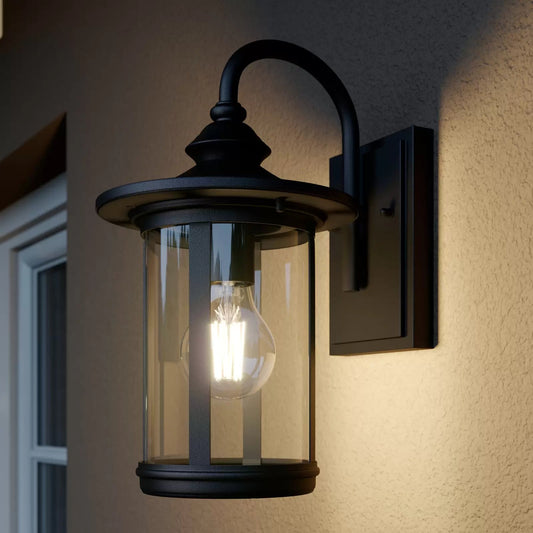 Zayra™ – Applique Murale Extérieure Élégante en Aluminium & Verre
