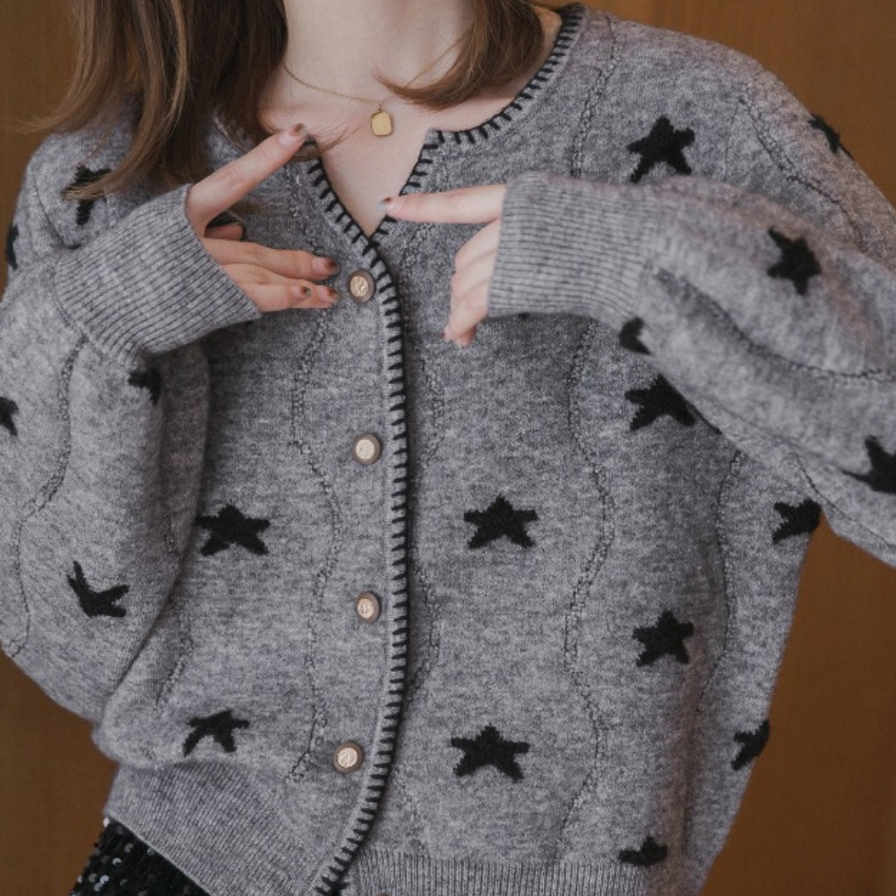 Cardigan Femme Tricot Doux et Élégant - PanierRoyale