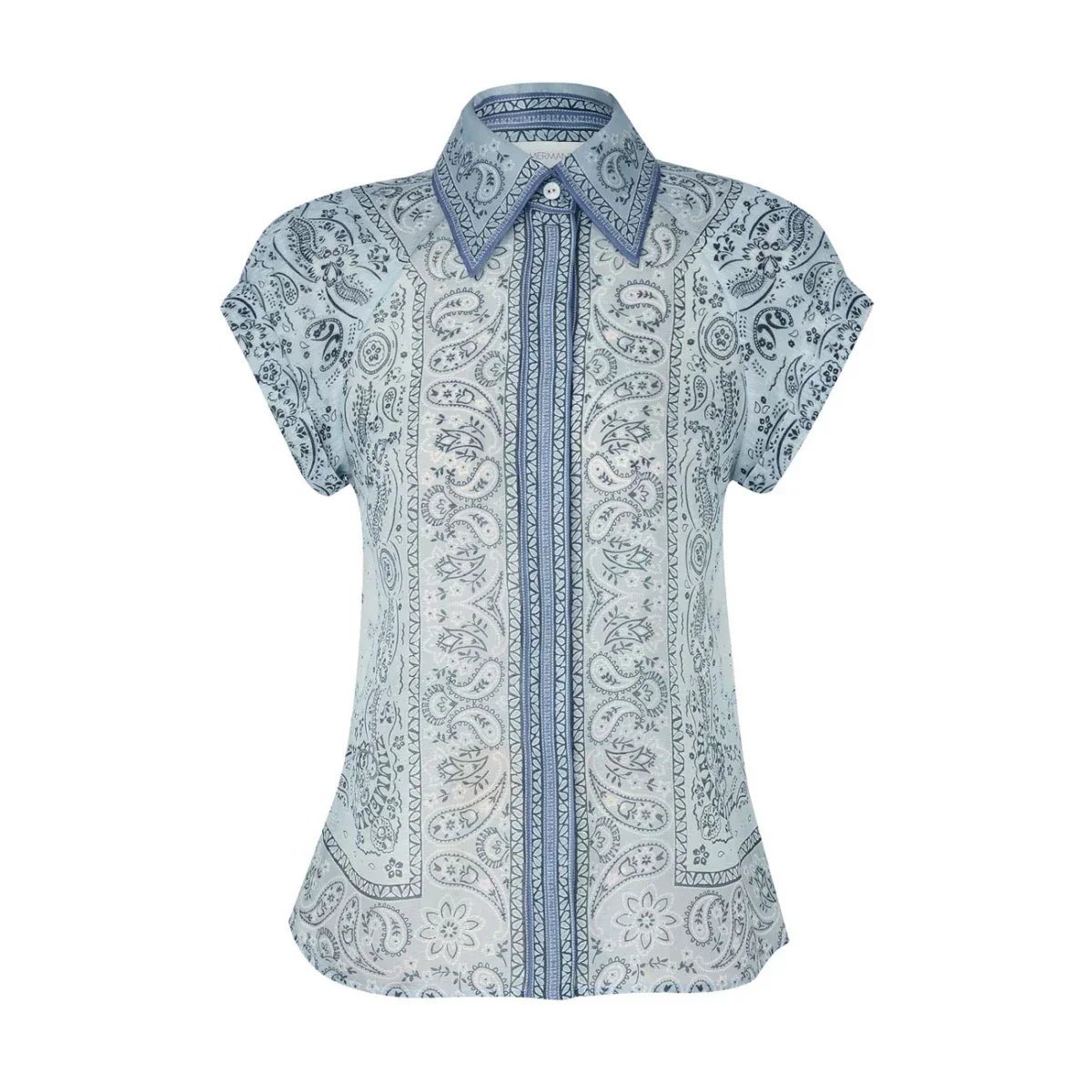 Robe et Blouse Ensemble Élégant Paisley Moderne