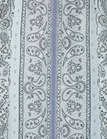 Robe et Blouse Ensemble Élégant Paisley Moderne