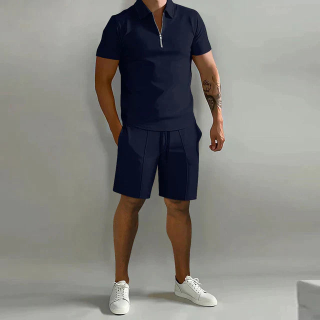 Polo et Shorts Homme Été Élégants et Modernes