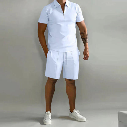 Polo et Shorts Homme Été Élégants et Modernes