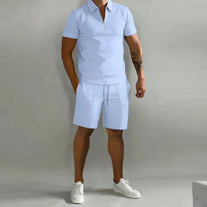 Polo et Shorts Homme Été Élégants et Modernes
