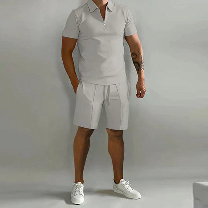 Polo et Shorts Homme Été Élégants et Modernes